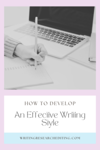 developing an effective writing style