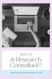 what is a research consultant?